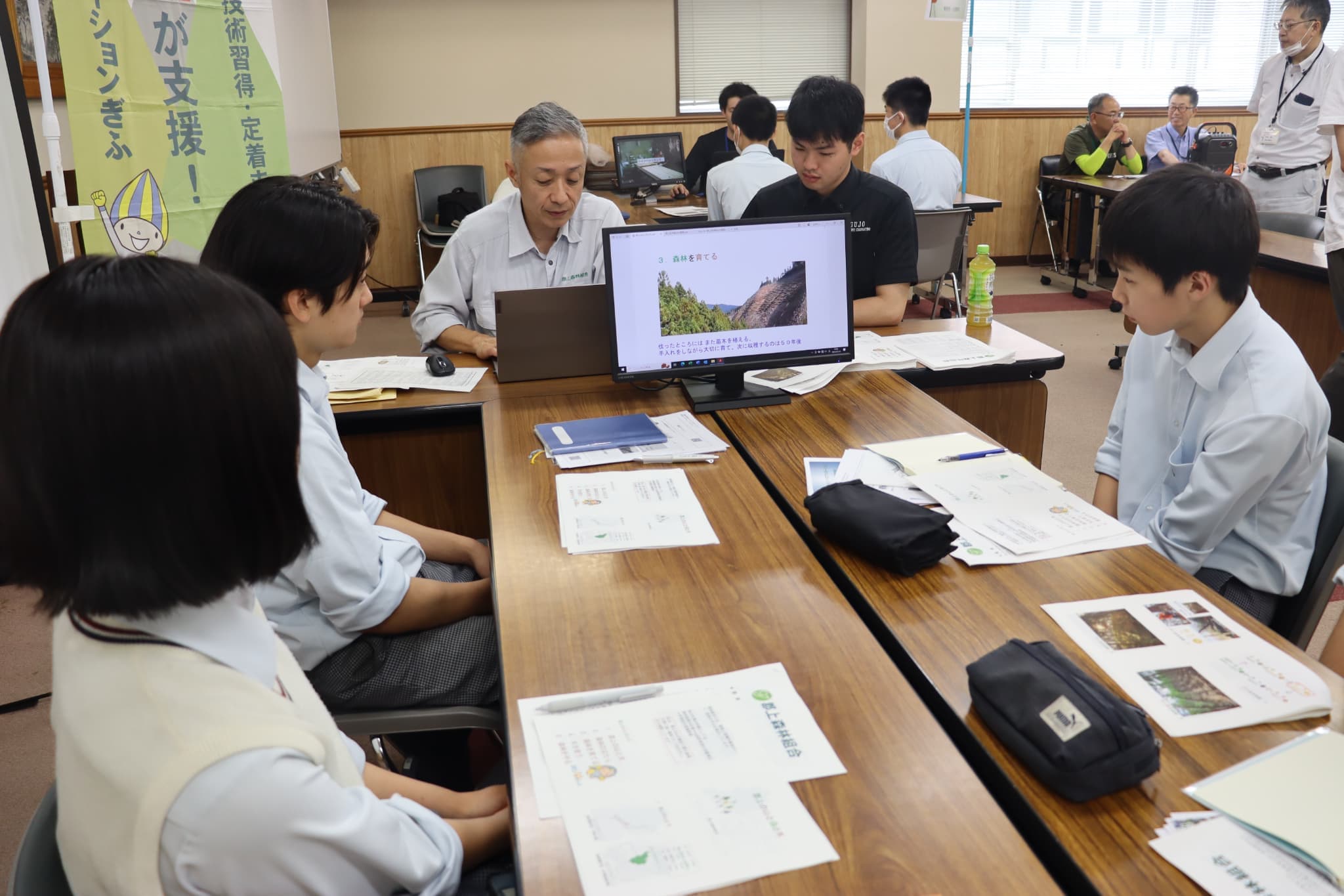 岐阜県立郡上高等学校でキャンパスプロモーション（section1＆2